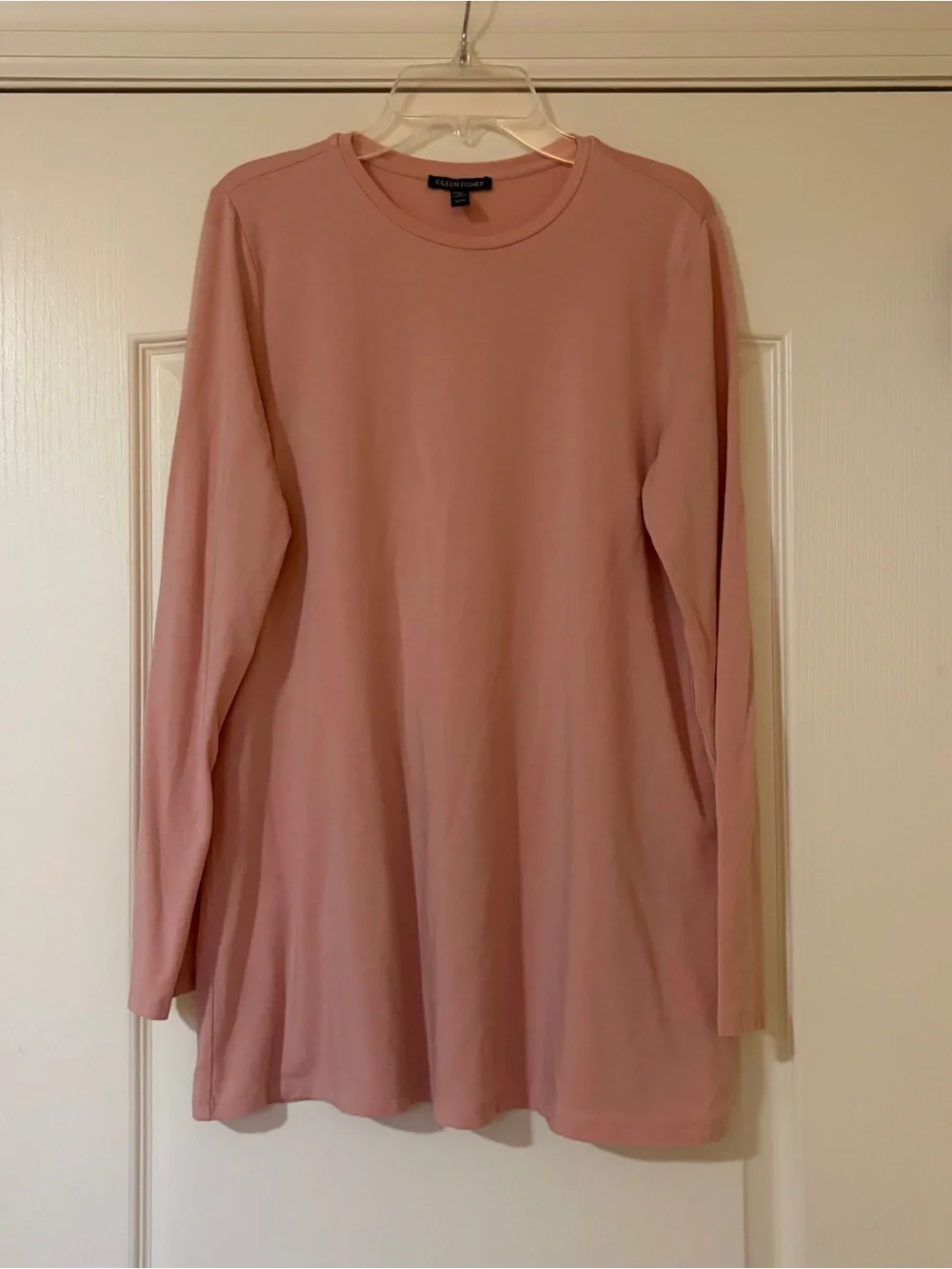 Soft Rose Long-Sleeve Tunic- Eileen Fisher